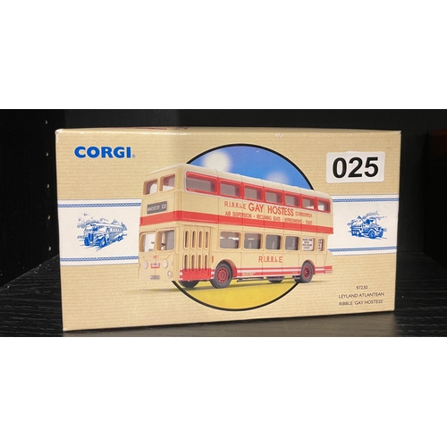 25 - Boxed corgi model bus