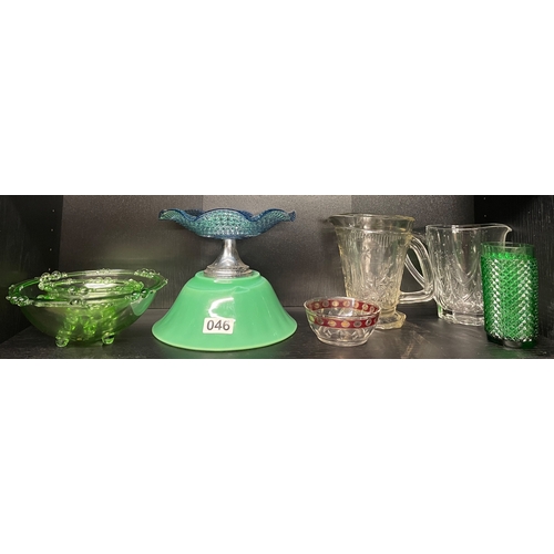 46 - Mixed lot of glass