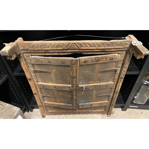 53 - Antique Indian window