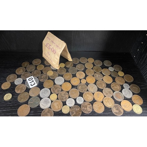 13 - Mixture of coins and tokens