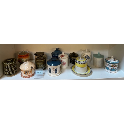 12 - Sugar jars