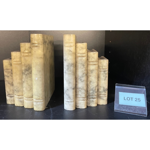 25 - Marble bookends