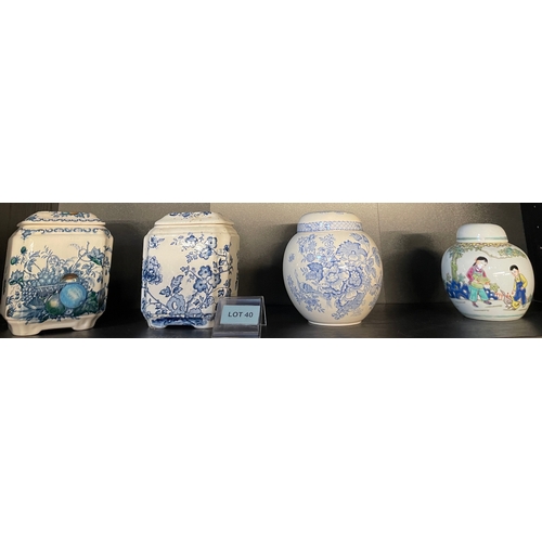 40 - Ginger jars