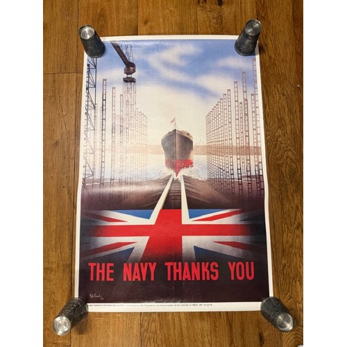 60 - Mixed lot of 7 WW2 Propaganda posters
(Pics of each)