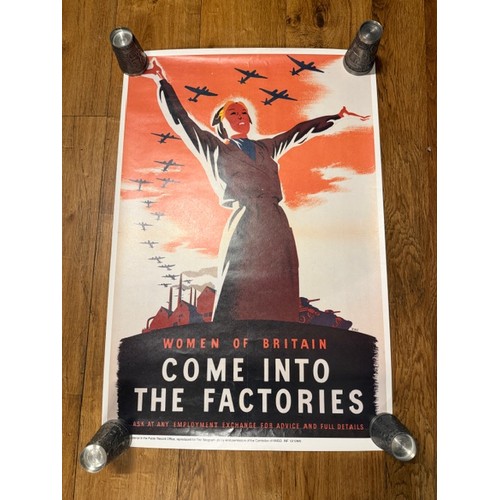 60 - Mixed lot of 7 WW2 Propaganda posters
(Pics of each)