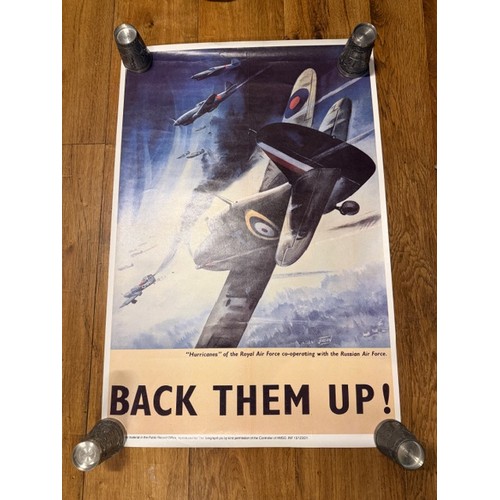 60 - Mixed lot of 7 WW2 Propaganda posters
(Pics of each)