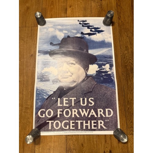 60 - Mixed lot of 7 WW2 Propaganda posters
(Pics of each)