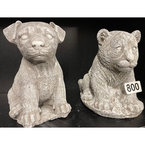 800 - Reconstituted Stone puppies