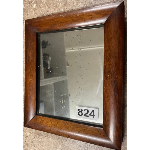 824 - Small Victorian mirror
