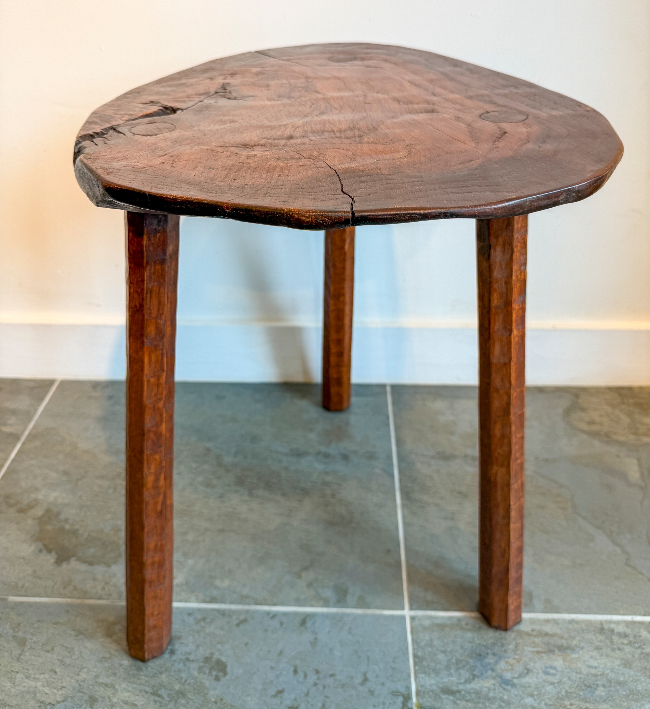Earlty Mouseman Three Legged Table/Stool
