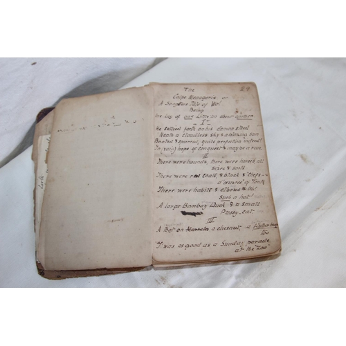 379 - ANTIQUE HAND WRITTEN BOOK