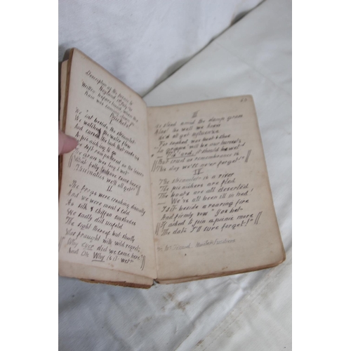 379 - ANTIQUE HAND WRITTEN BOOK