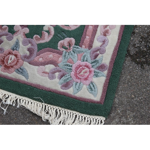 60 - VINTAGE GREEN RUG