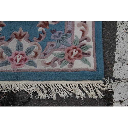 62 - VINTAGE BLUE RUG