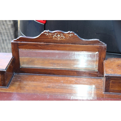 1 - ANTIQUE LADIES WRITING DESK 
84CM X 46CM X 94CM