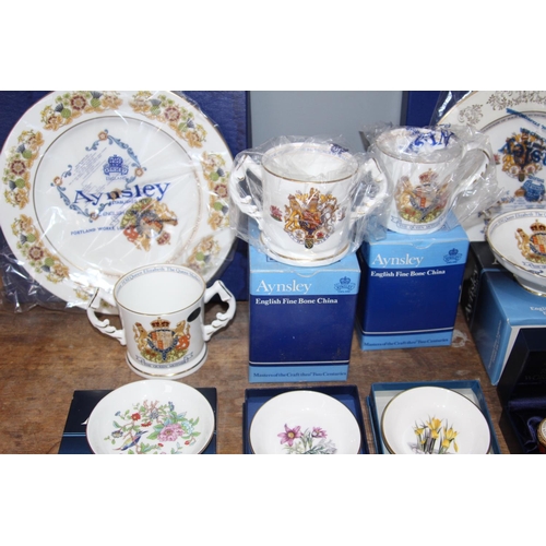 133 - QUANTITY OF BOXED AYNSLEY CHINA