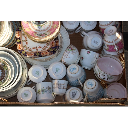 163 - GOOD BOX OF MIXED CHINA