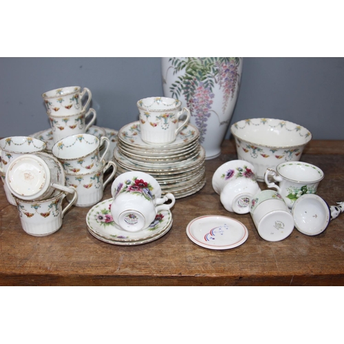 173 - BOX OF CHINA STAFFORDSHIRE ETC