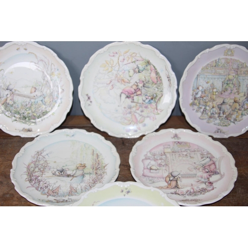 179 - 6 X ROYAL DOULTON WIND IN THE WILLOWS COLLECTORS PLATES