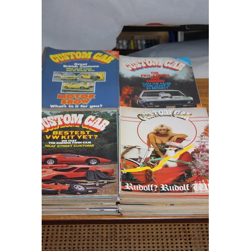 210 - QUANTITY OF COLLECTABLE CUSTOM CAR ETC MAGAZINES