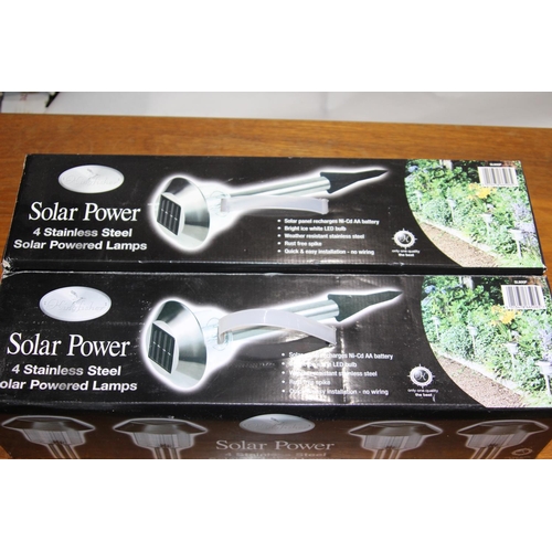 217 - 2 X BOXES OF SOLAR POWER LAMPS