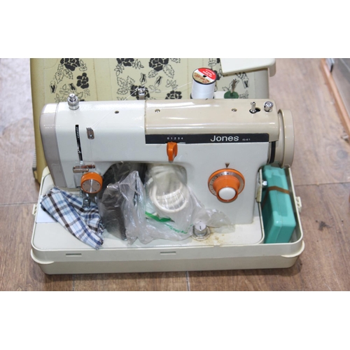 236 - VINTAGE JONES SEWING MACHINE