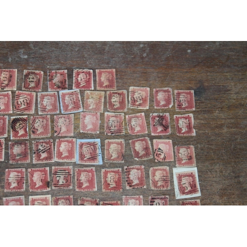 262 - QUANTITY OF USED PENNY RED STAMPS