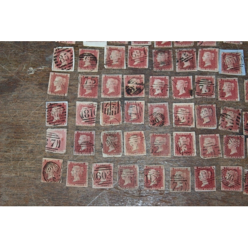 262 - QUANTITY OF USED PENNY RED STAMPS