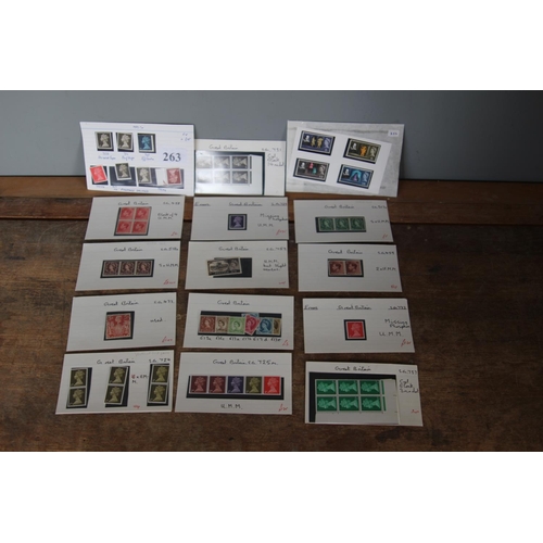 263 - QUANTITY OF VINTAGE STAMPS