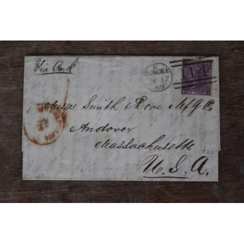 265 - ANTIQUE LETTER AND STAMP