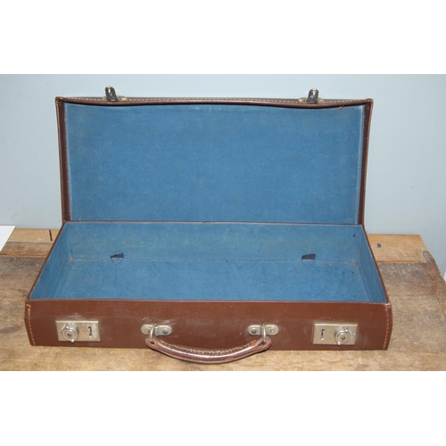 328 - MASONIC LEATHER CASE
46CM X 20CM X 8CM