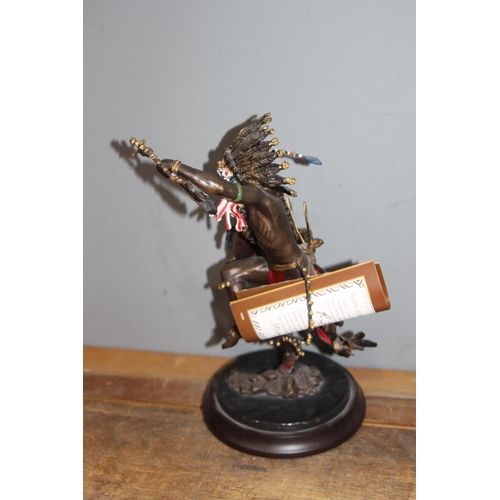 405 - FRANKLIN MINT SPIRIT OF THUNDERBIRD FIGURE