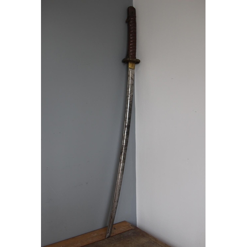 411 - VINTAGE THOUGHT TO BE WWII JAPANESE NCOS KATANA SWORD
96CM