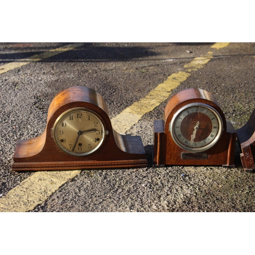 458 - 4 X VINTAGE CLOCKS