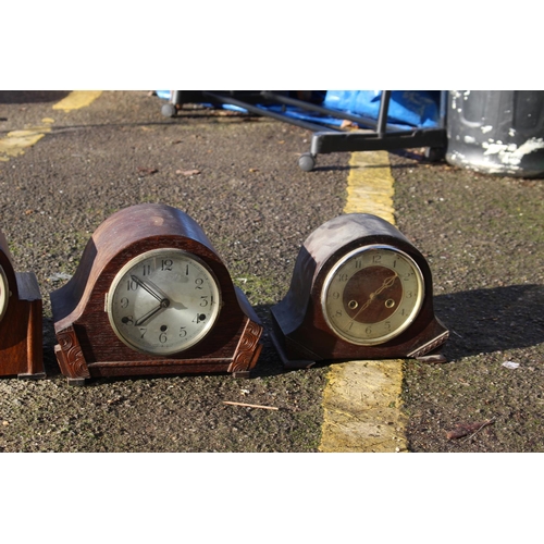 458 - 4 X VINTAGE CLOCKS