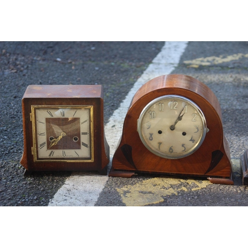 459 - 4 X VINTAGE CLOCKS