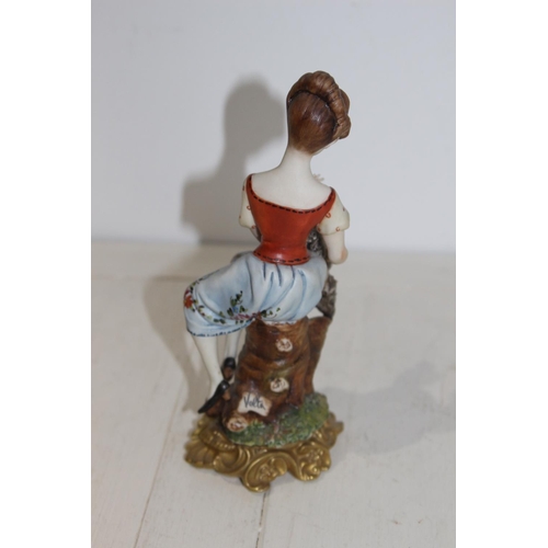 516 - CAPODIMONTE LYDIA FIGURE
20CM