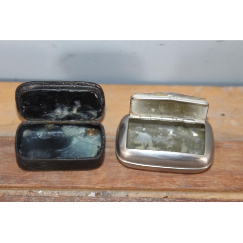 567 - ANTIQUE SNUFF BOX AND ONE OTHER