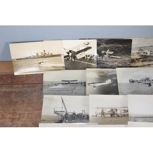 591 - QUANTITY OF MILITARY BLACK AND WHITE POSTCARDS