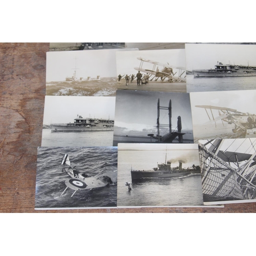 591 - QUANTITY OF MILITARY BLACK AND WHITE POSTCARDS