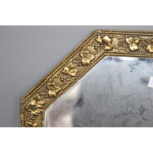 78 - VINTAGE BRASS FRAMED MIRROR
43CM X 43CM