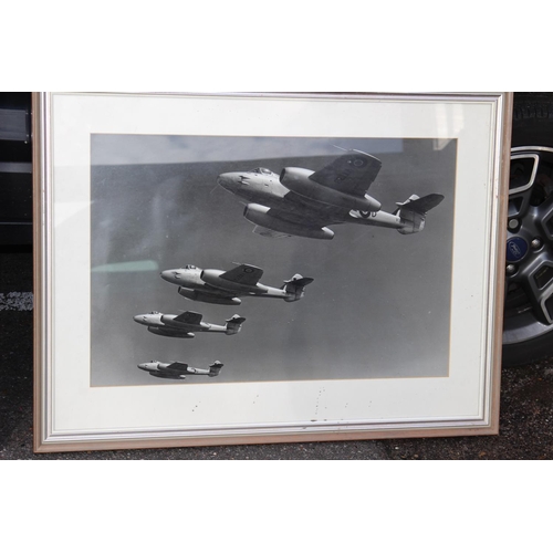 88 - 2 X PHOTOGRAPHS OF AIRCRAFTS
93CM  71CM