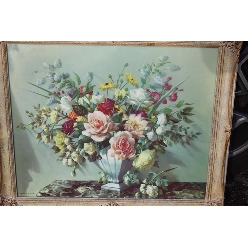 97 - 3 X ORNATE FRAMED PRINTS
LARGEST 66CM X 55CM