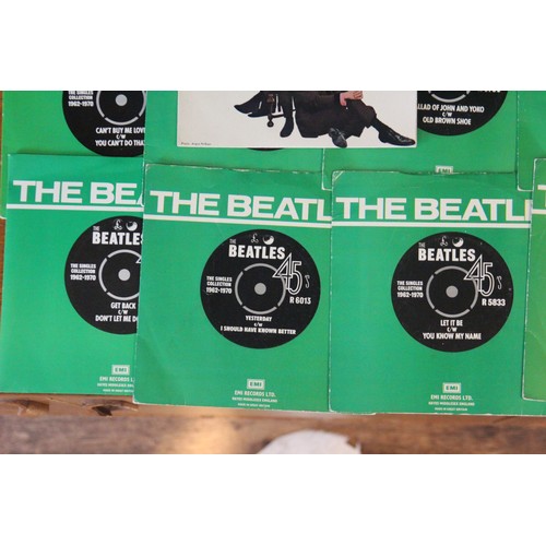 258 - 13 X BETTLES 7INCH SINGLES