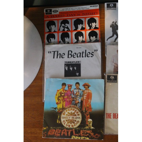 257A - 9 X BEETLES 7INCH PICTURE SLEEVE SINGLES