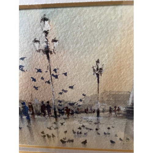 32 - WATERCOLOUR PICCIONI SAL MOLO BY PETER TOMS
37CM X 32CM