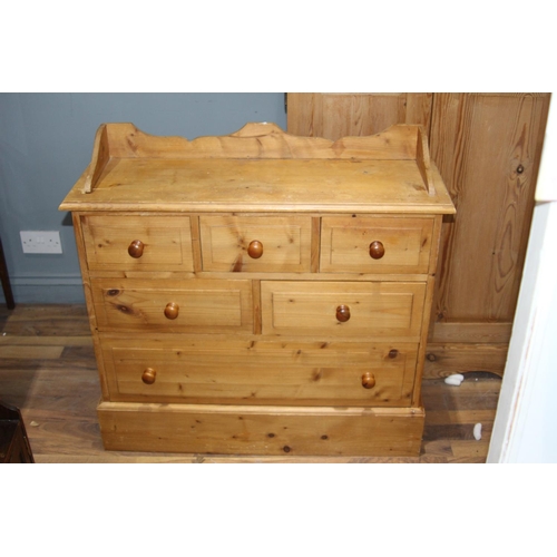 17 - SMALL PINE MULTI-CHEST OF DRAWERS
89 X 87 X 29CM