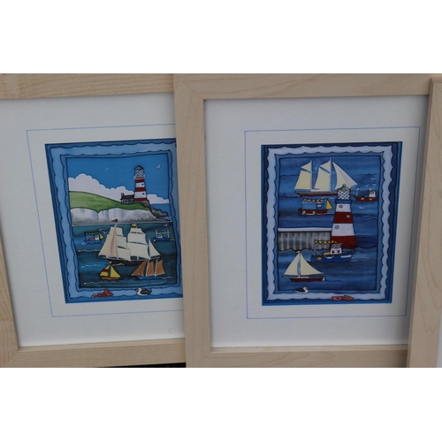 175 - 4 X F&G COLOURFUL COAST SCENES