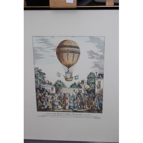 191 - PRINT ON EASLE 'VIEW ON BALLON'
35 X 43CM