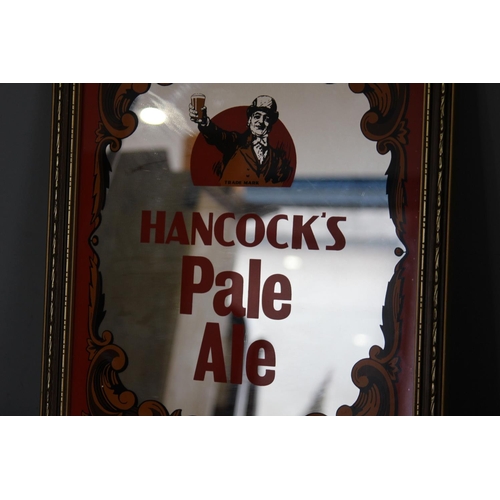 201 - HANCOCKS PALE ALE ADVERTISING MIRROR
42 X 35CM